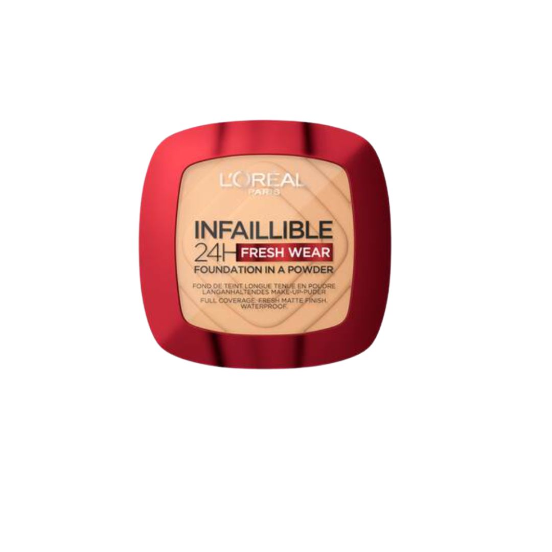 Fond de teint Poudre Infaillible L'Oréal Paris – Teint mat longue tenue