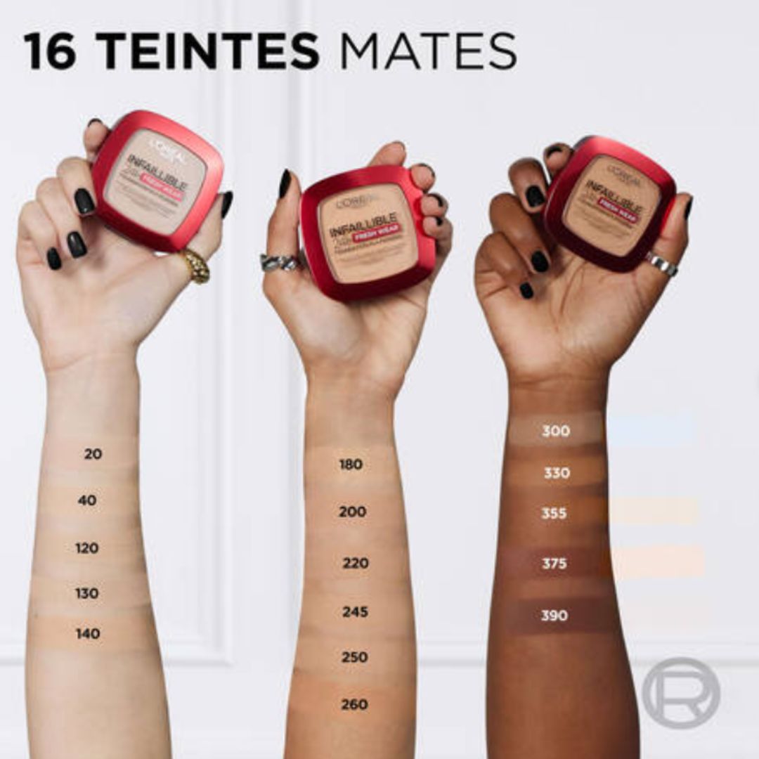 Fond de teint Poudre Infaillible – Tenue 24H au fini mat naturel – Image 2
